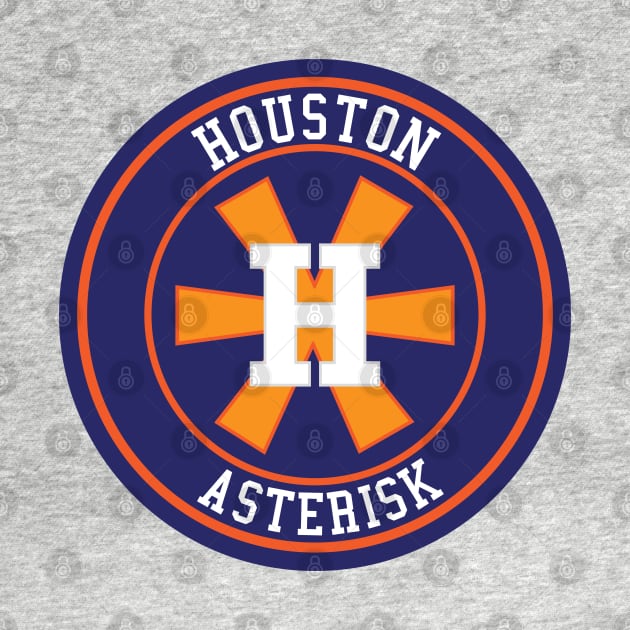 Houston Asterisk Baseball by old_school_designs